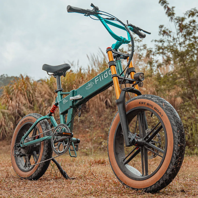 Fiido M1 Pro 2025 Folding Fat Tire Electric Mountain Bike