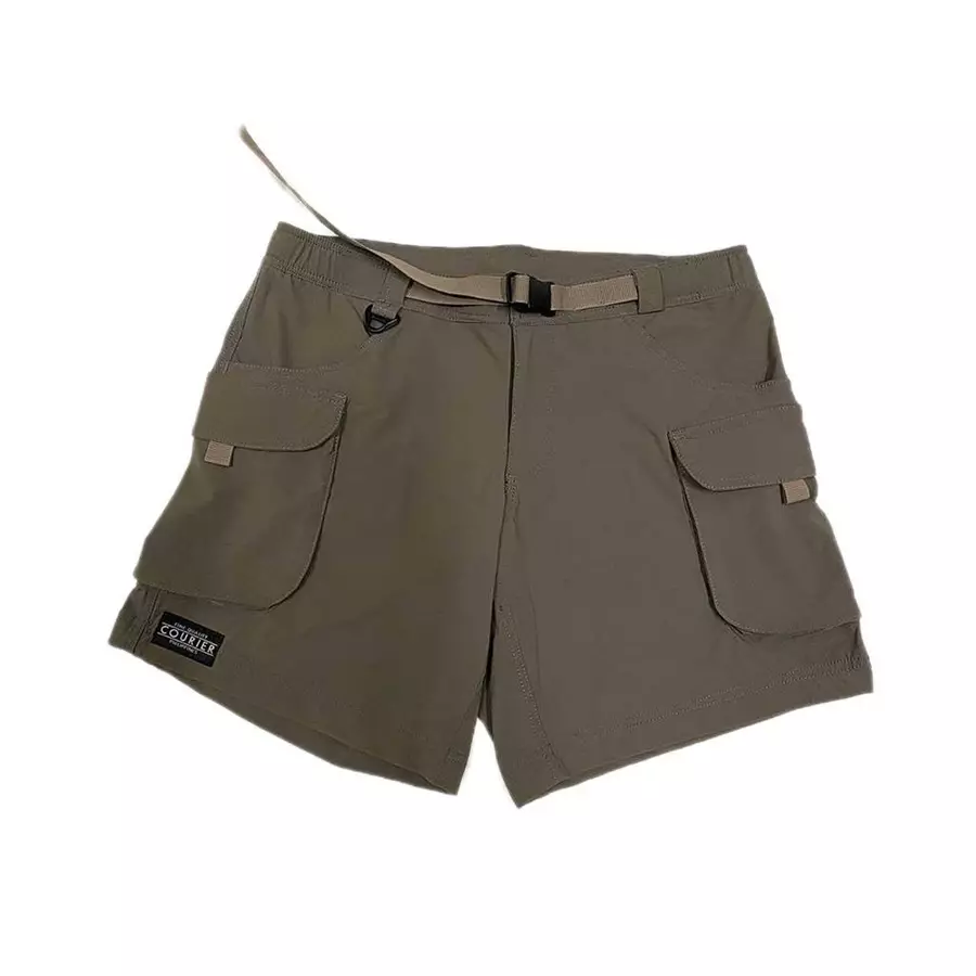 Courier Womens Hauler 7" Shorts in Beige