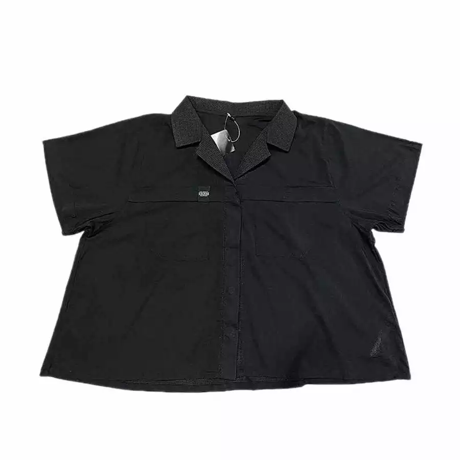 Courier Womens Off Grid Blouse in Black