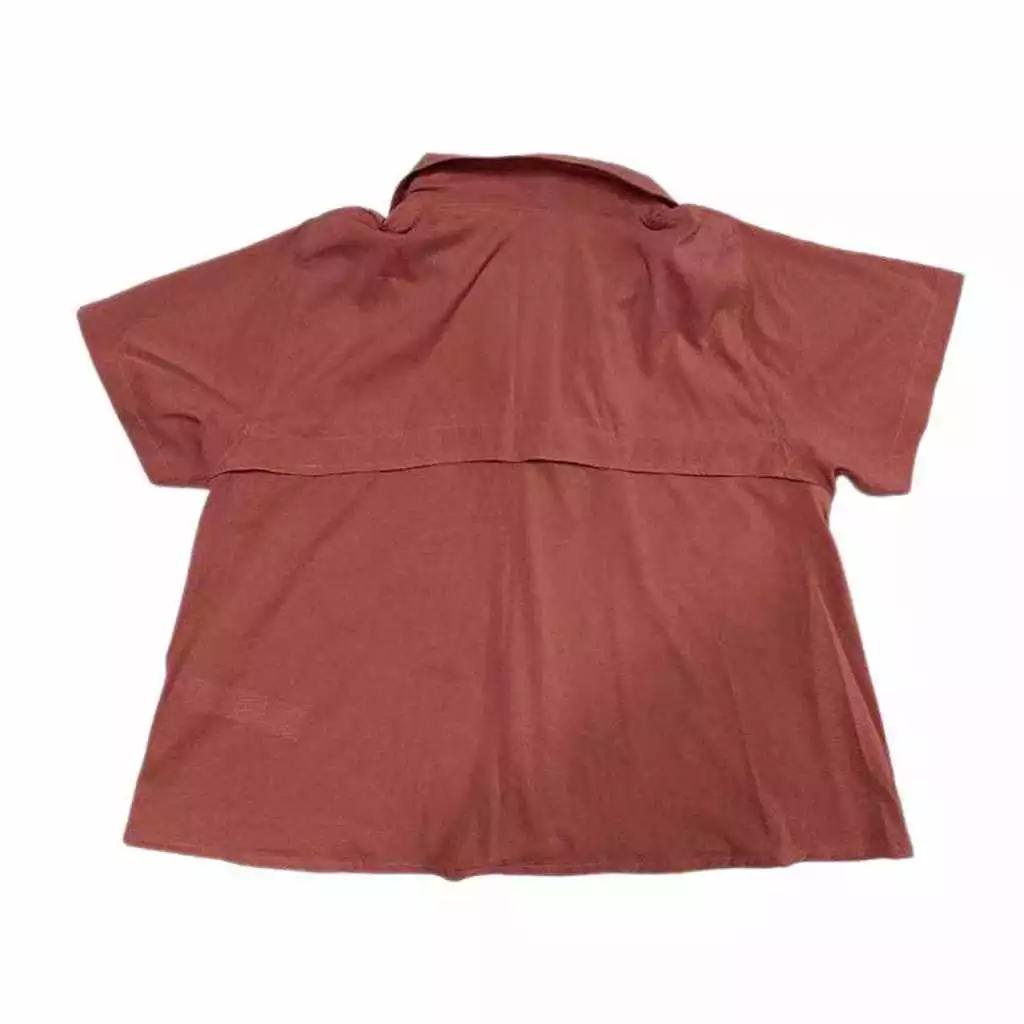 Courier Womens Off Grid Blouse in Coral