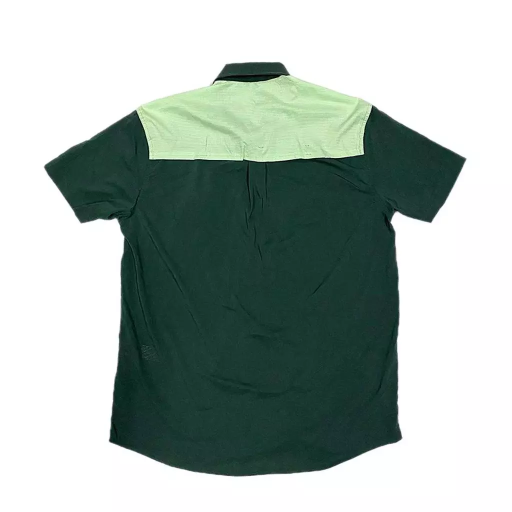 Courier Off Grid Button Down Shirt in Forest