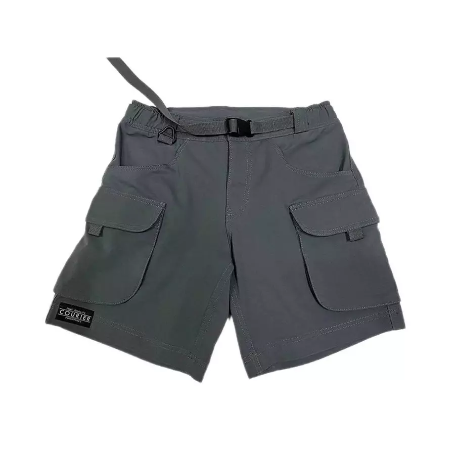 Courier Womens Hauler 7" Shorts in Gray