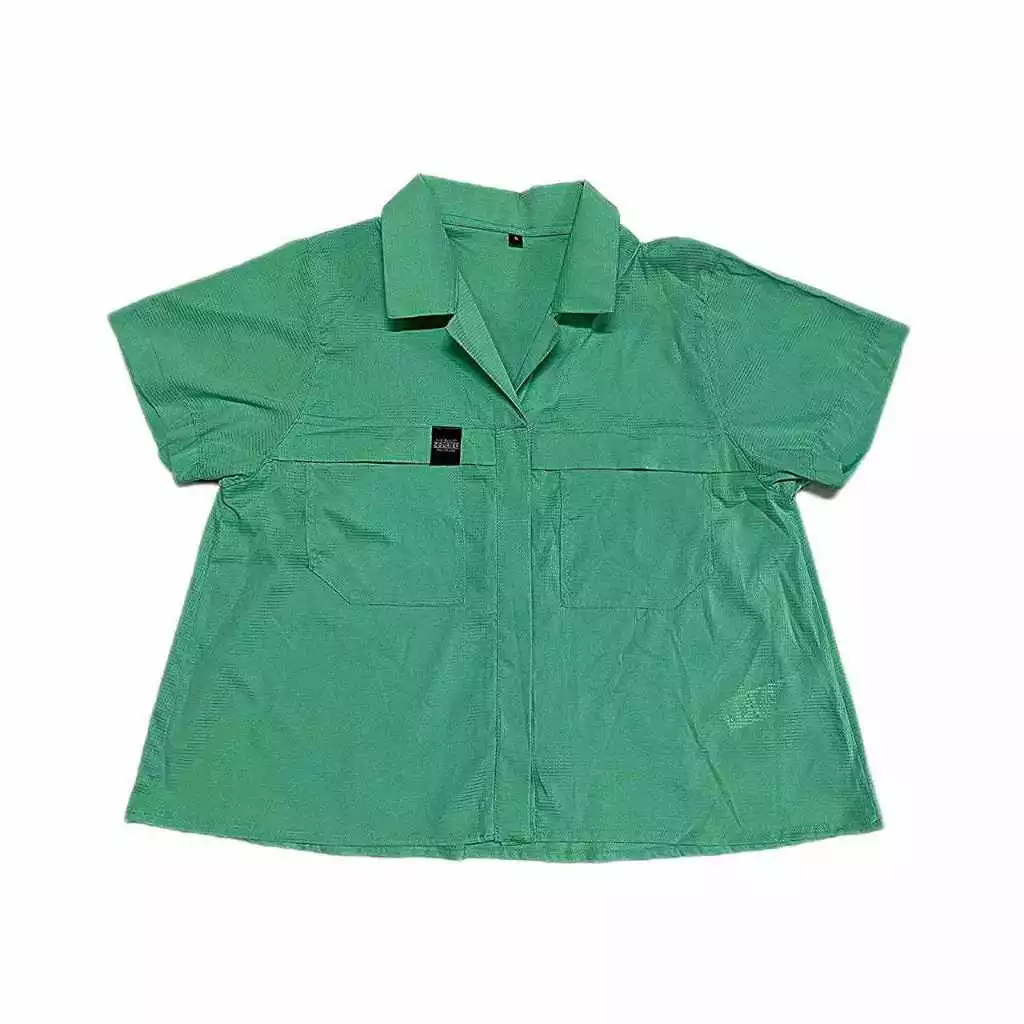 Courier Womens Off Grid Blouse in Mint