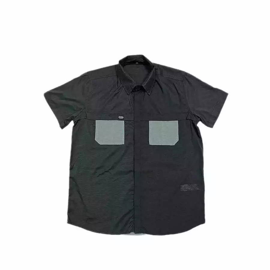 Courier Off Grid Button Down Shirt in Gloom