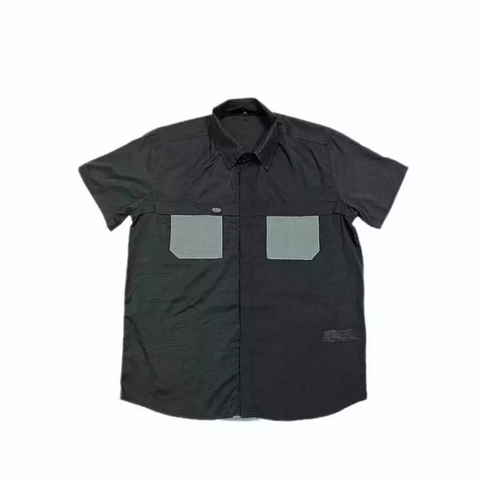 Courier Off Grid Button Down Shirt in Gloom
