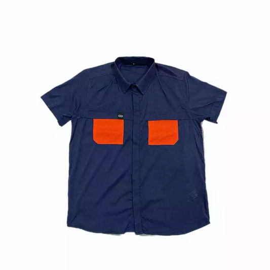 Courier Off Grid Button Down Shirt in Comet