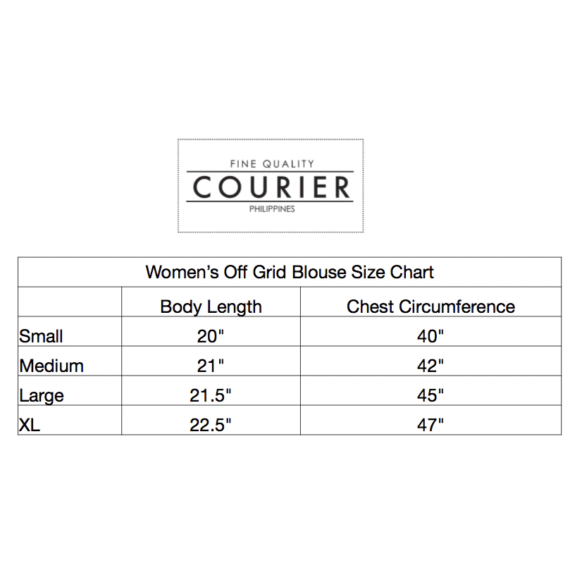 Courier Womens Off Grid Blouse in Wayne