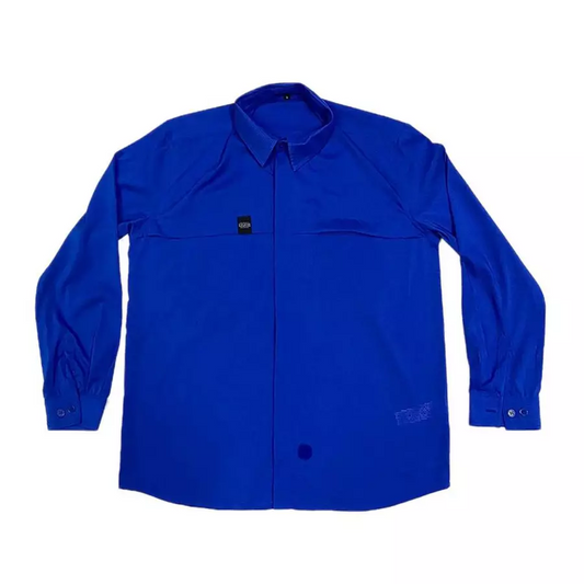 Courier  Long Sleeved Button Down in Ultramarine