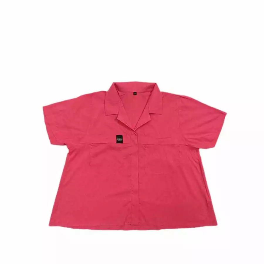 Courier Womens Off Grid Blouse in Pink