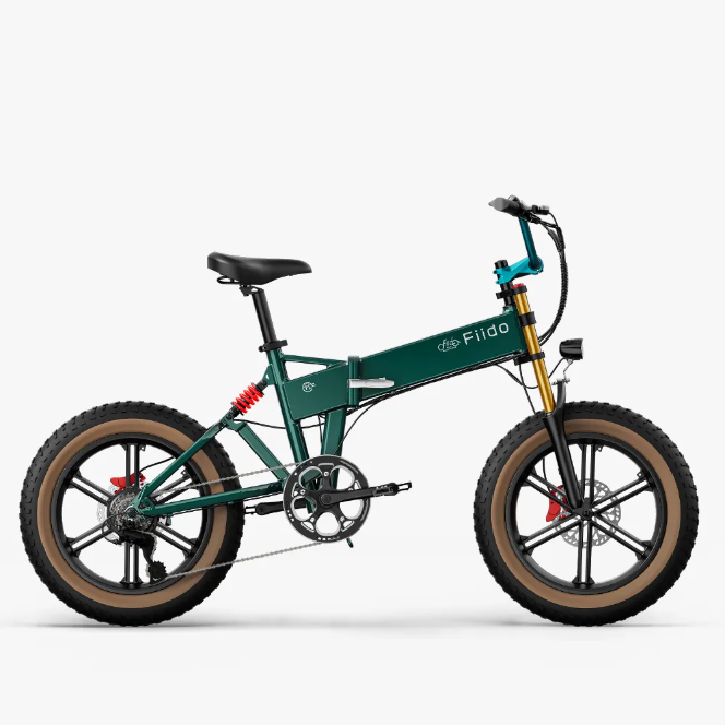 Fiido M1 Pro 2025 Folding Fat Tire Electric Mountain Bike