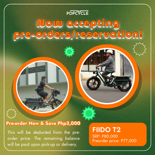 [AVAILABLE FOR PRE ORDER] Fiido T2 - Longtail Cargo E-bike