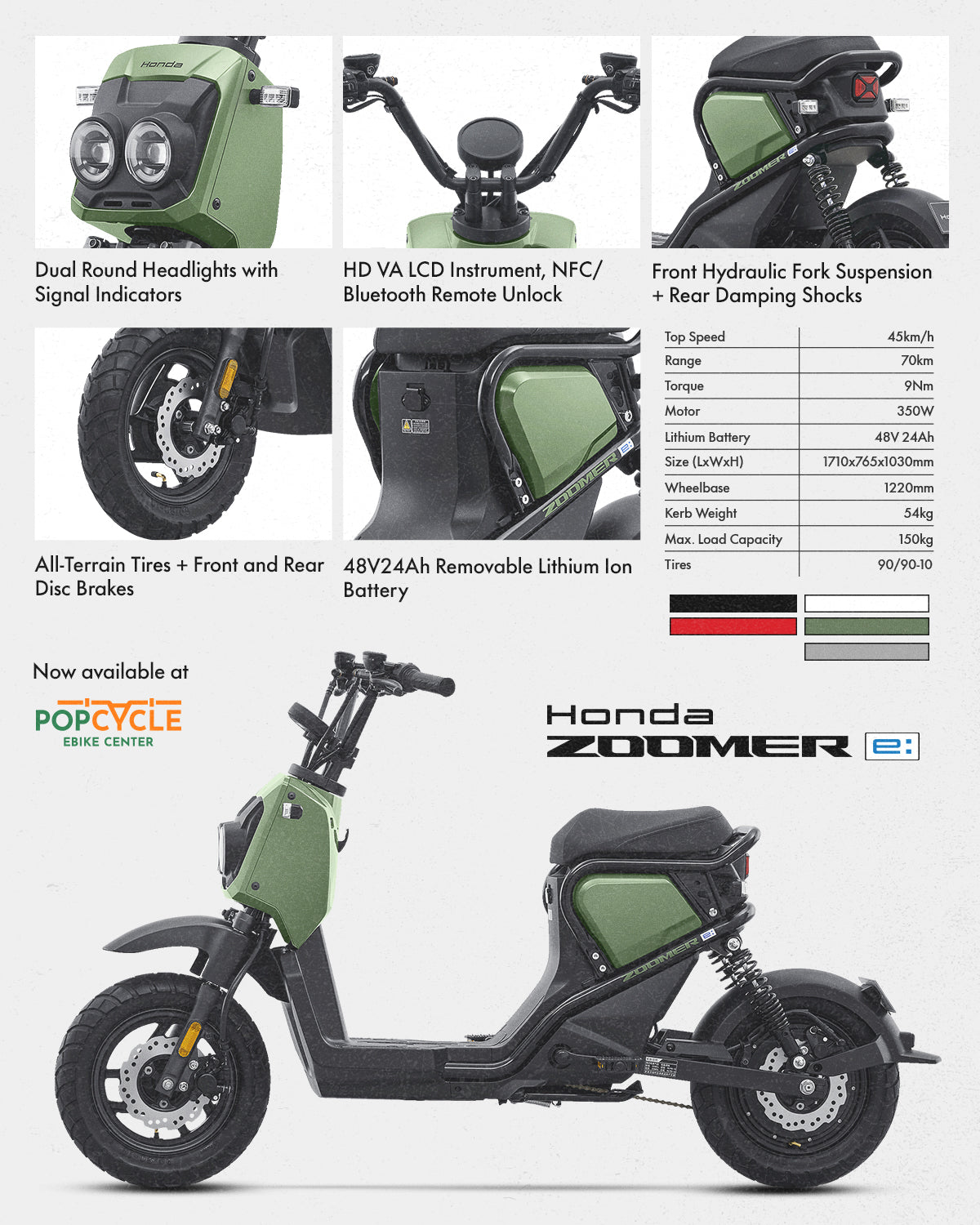 Honda Zoomer Electric Scooter