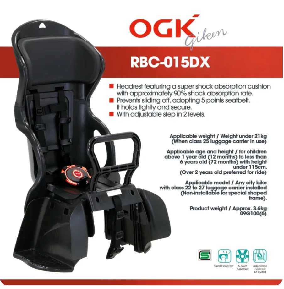 OGK - Rear Child Seat RBC-015DX
