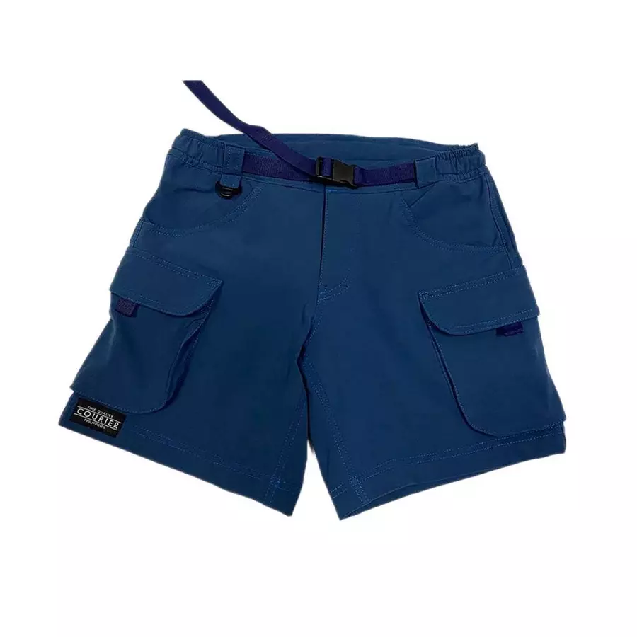 Courier Womens Hauler 7" Shorts in Navy Blue