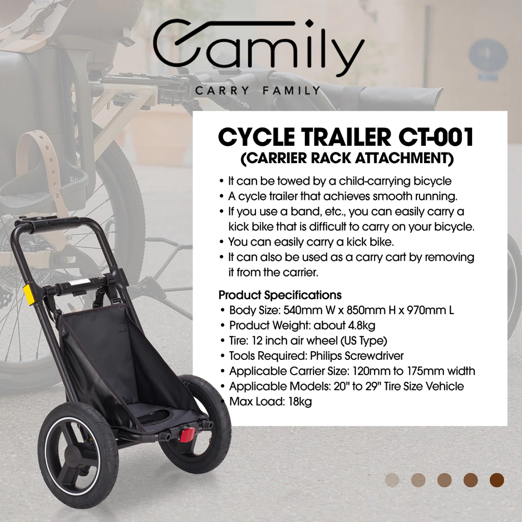 Camily - Cycle Trailer Ct-001 (Carrier Rack Attachment)