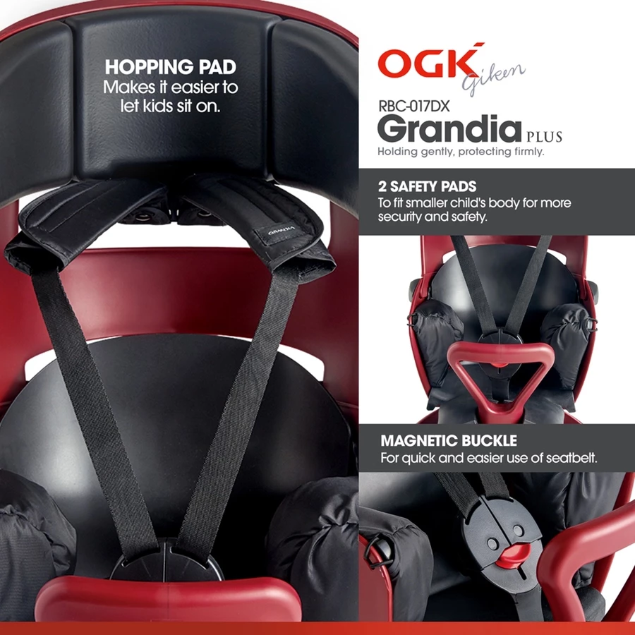 OGK - Child Rear Seat R- BC- 017DXPLUS (Black)