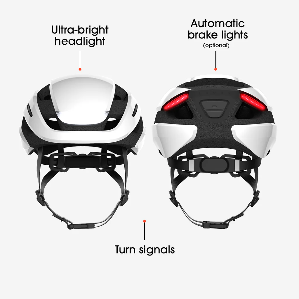 Lumos Ultra Helmet (Jet White)