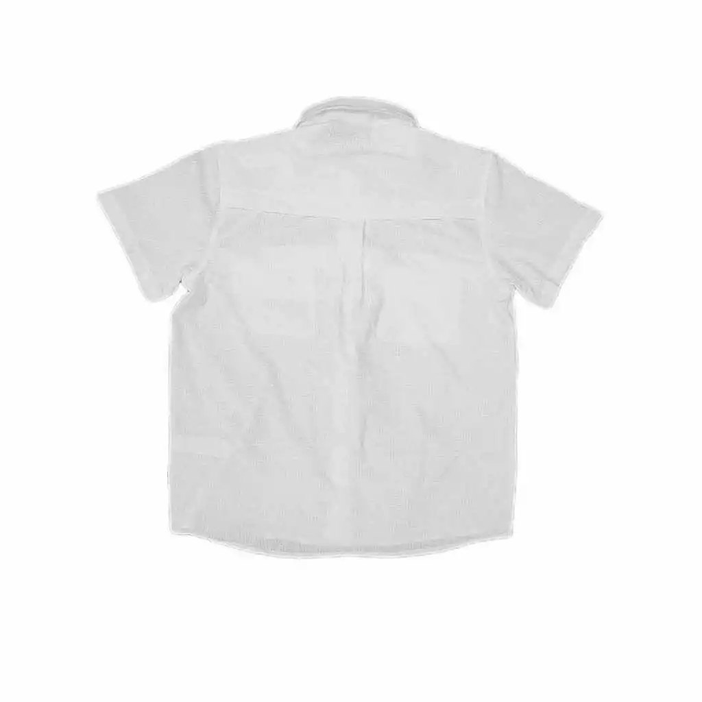 Courier Off Grid Button Down Shirt in White